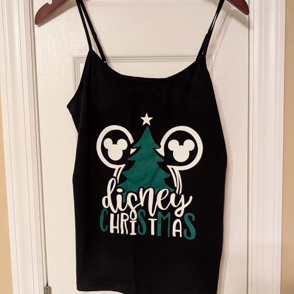 Disney Christmas Tank Top Mickey Mouse Holiday